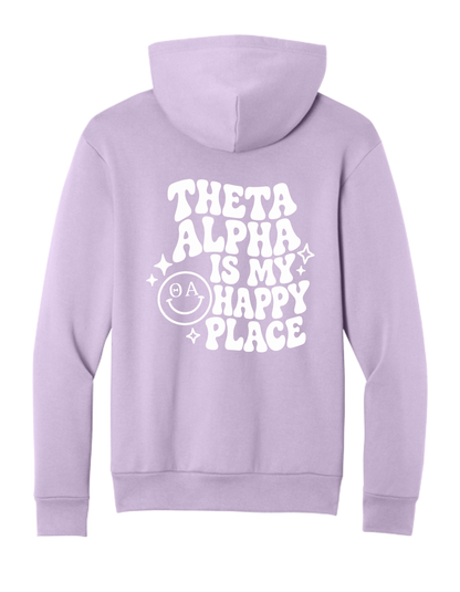 Theta Alpha Is My Happy Place Hoodie