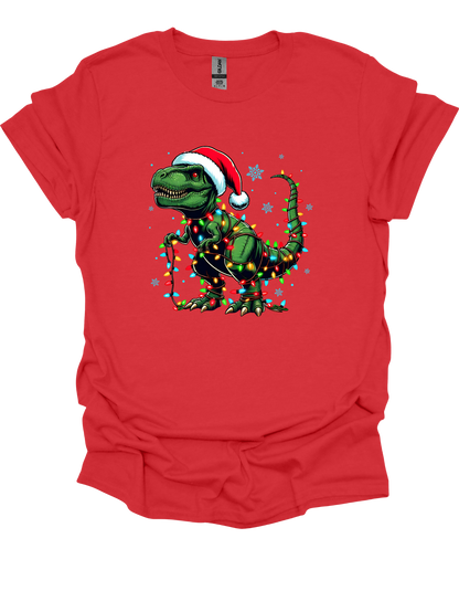 Christmas T-Rex T-Shirt