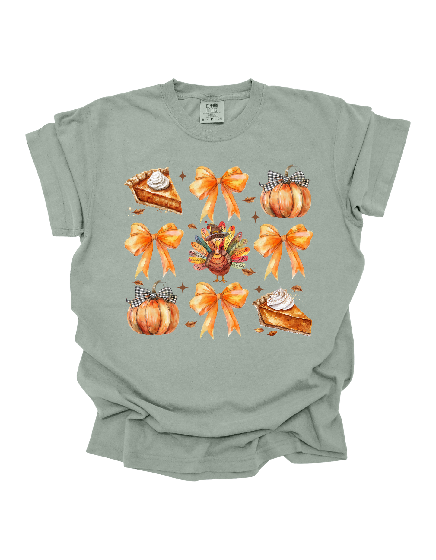 Thanksgiving Coquette Comfort Colors T-Shirt