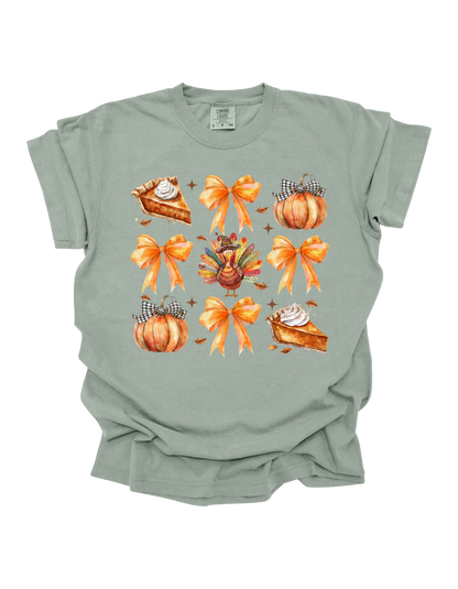 Thanksgiving Coquette Comfort Colors T-Shirt