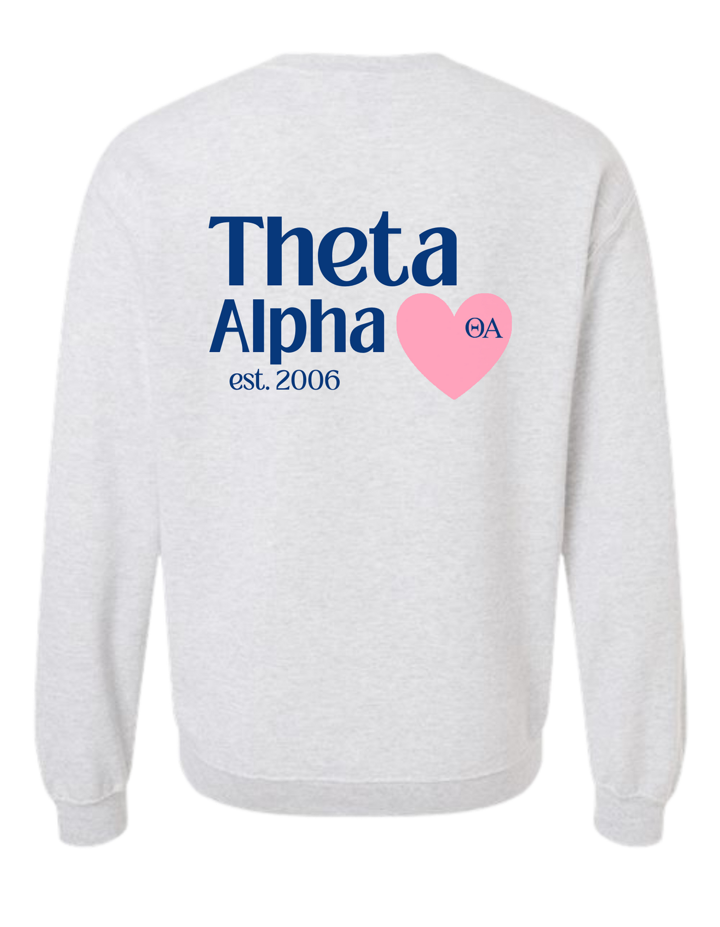 Love Theta Alpha Crewneck