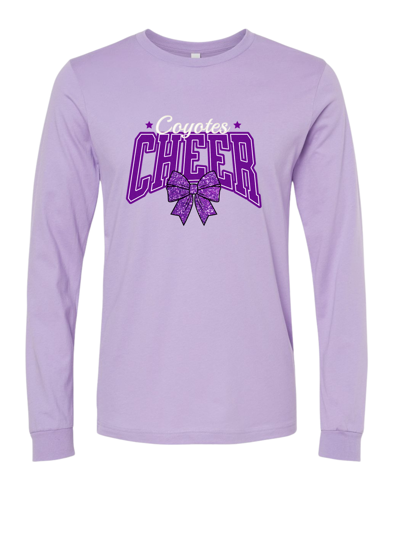 Coyotes Cheer Bow Long Sleeve