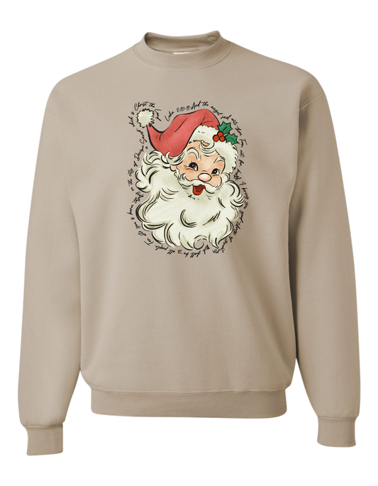 Luke 2:10-11 Santa Crewneck