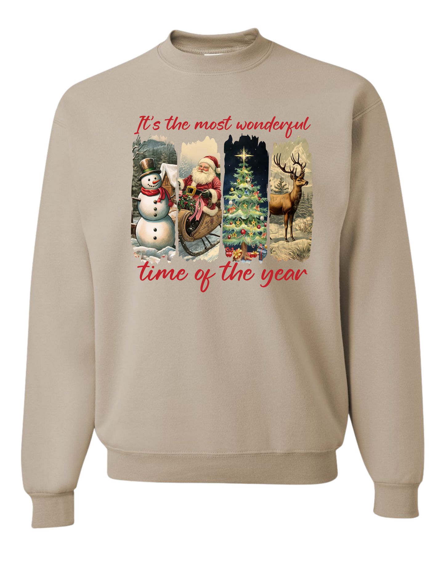Vintage It's The Most Wonderful Time Crewneck