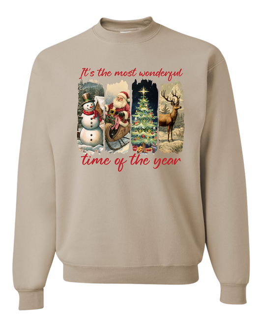 Vintage It's The Most Wonderful Time Crewneck