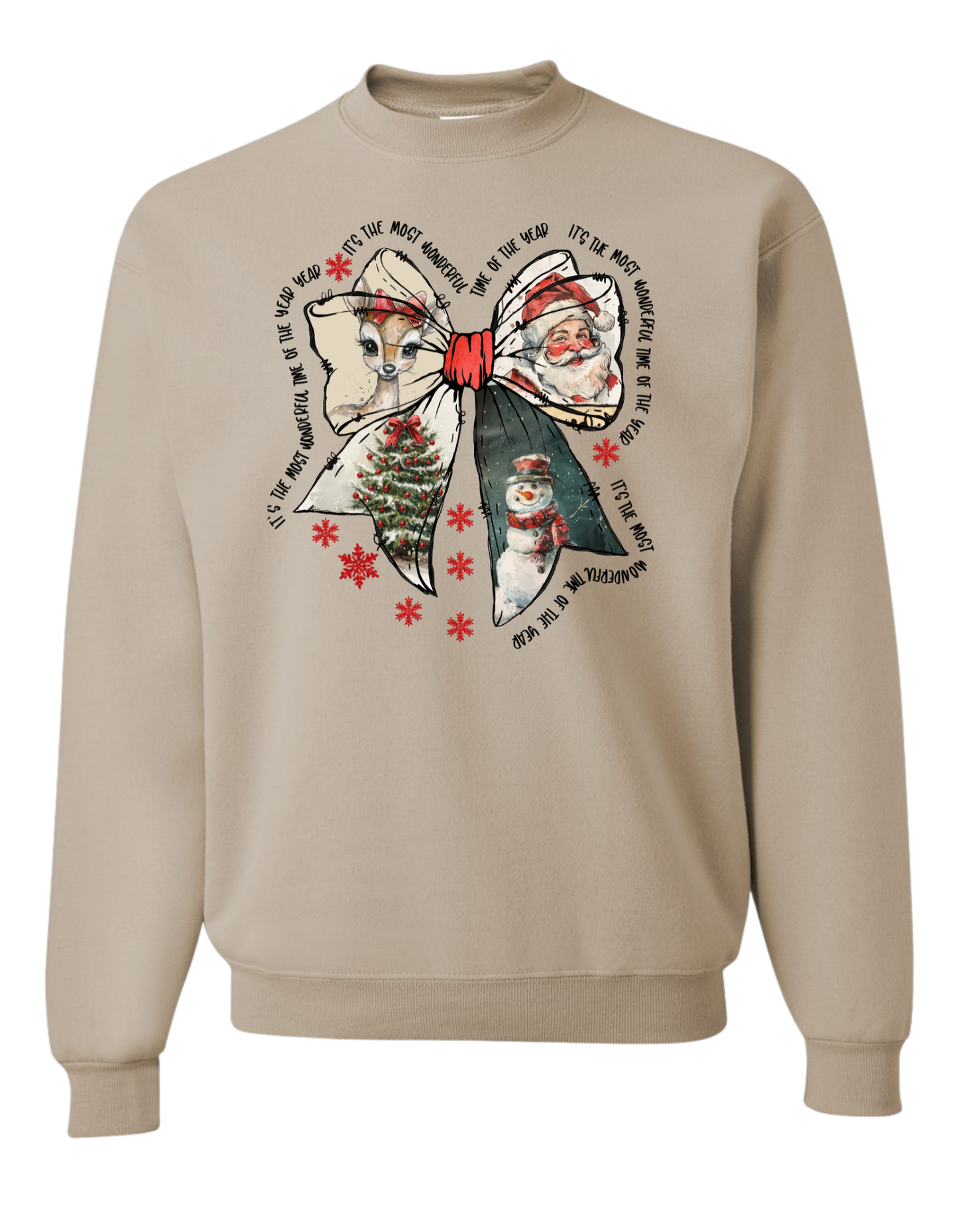 It's the Most Wonderful Time Bow Crewneck