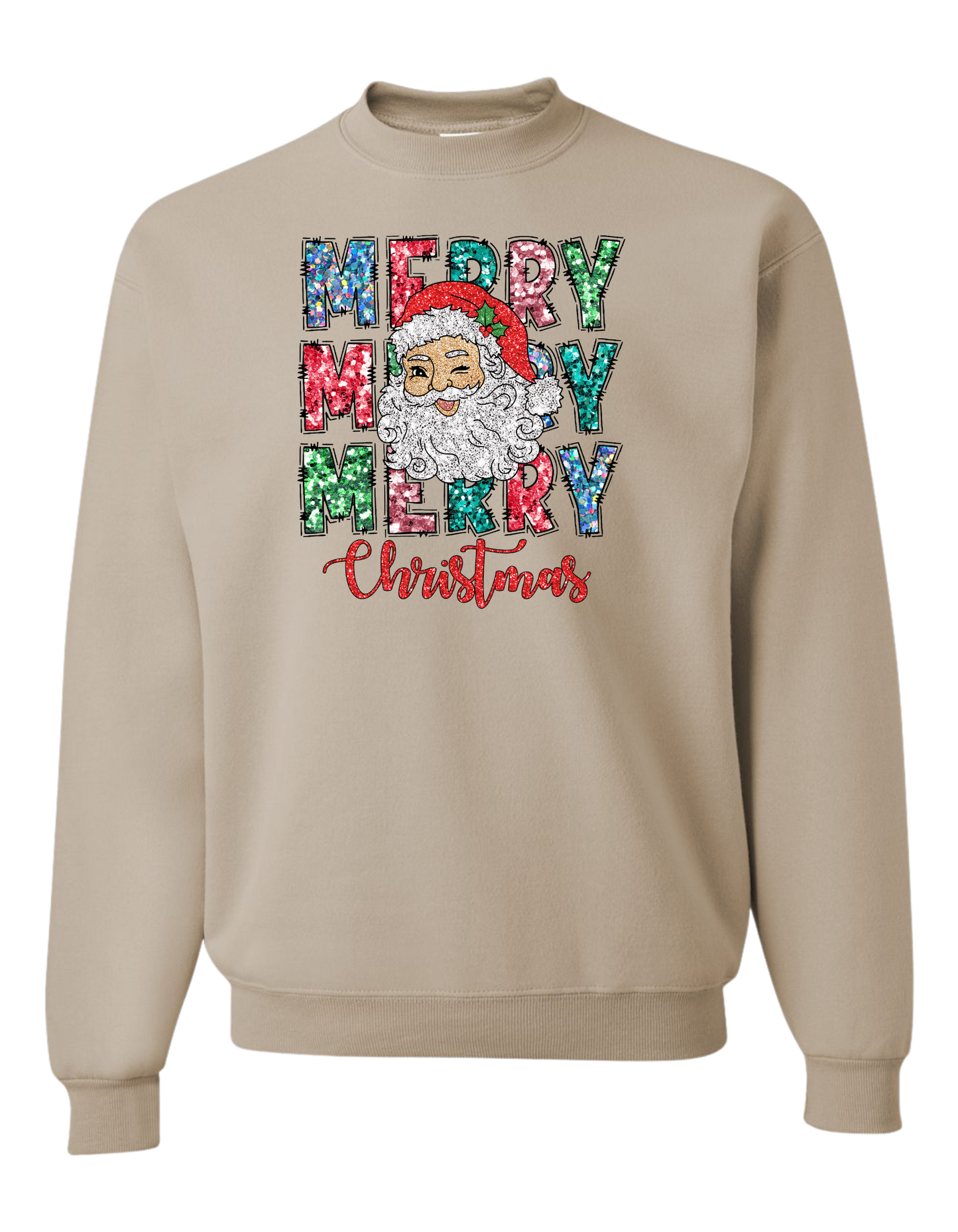 Santa Merry Christmas Crewneck