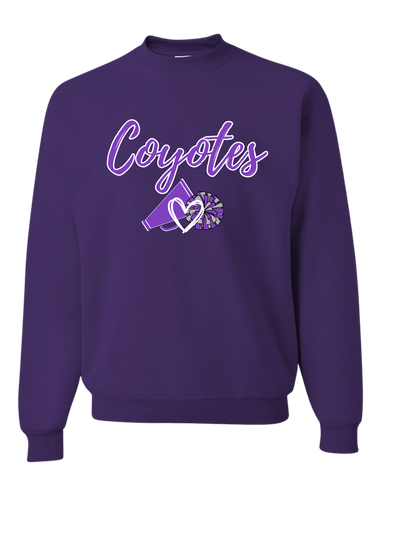 Coyotes Cheer Crewneck