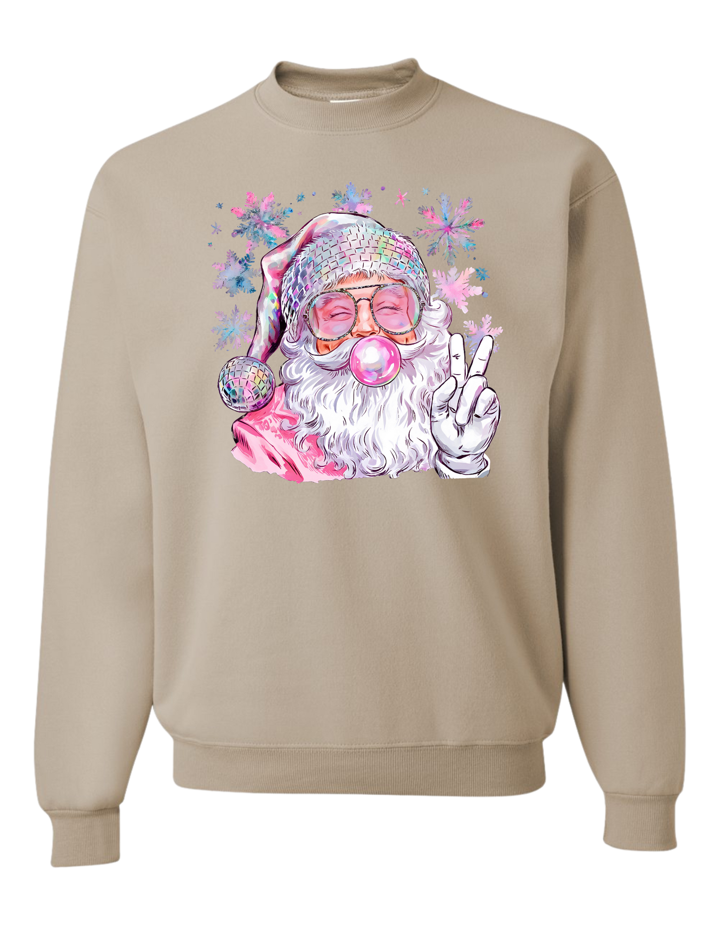 Bubblegum Santa Crewneck
