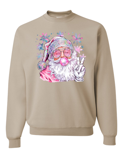 Bubblegum Santa Crewneck