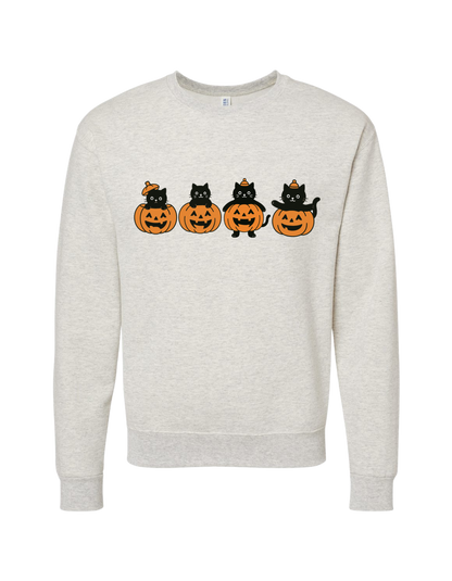 Pumpkin Cats Crewneck