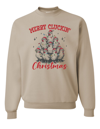 Merry Cluckin' Christmas Crewneck