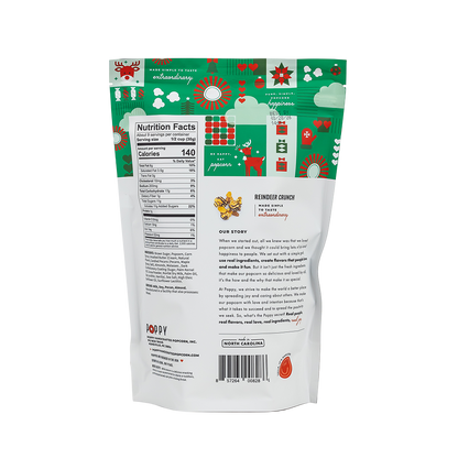 POPPY POPCORN Reindeer Crunch Popcorn