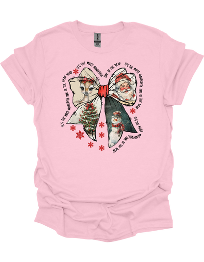 It's the Most Wonderful Time Bow T-Shirt