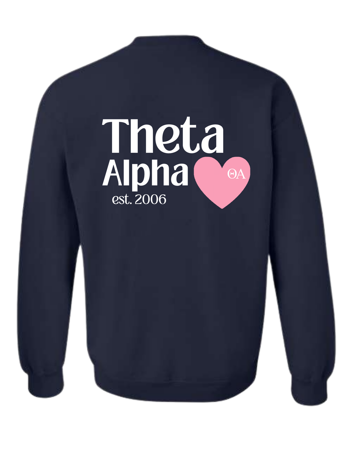 Love Theta Alpha Crewneck