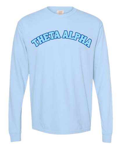 Theta Alpha Classic Long Sleeve - COMFORT COLORS
