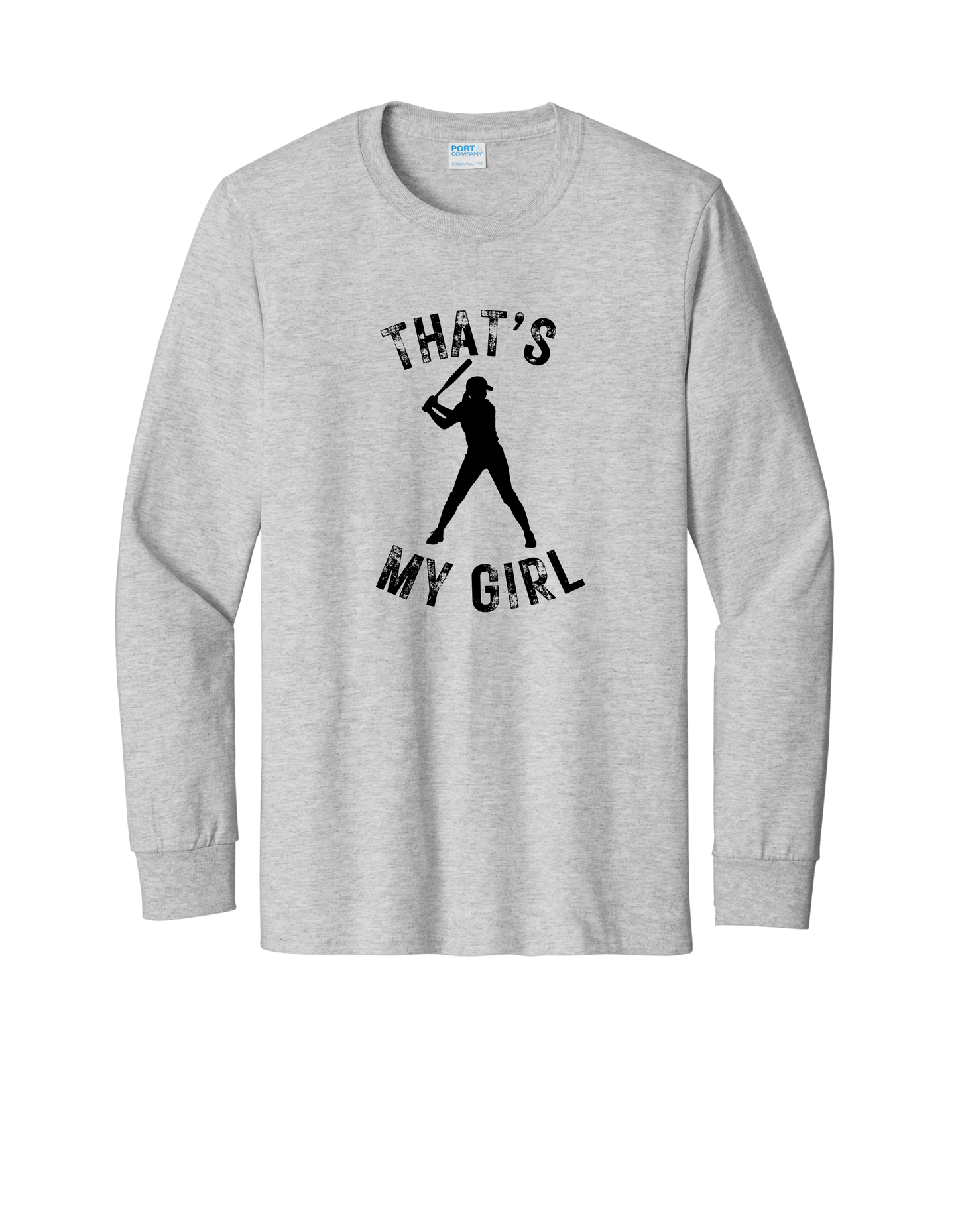That's My Girl with Name on the Back Long Sleeve