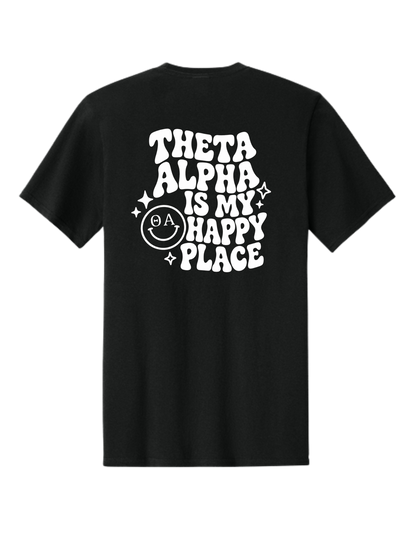 Theta Alpha Is My Happy Place T-Shirt