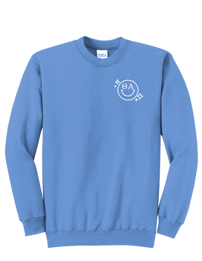 Theta Alpha Is My Happy Place Crewneck