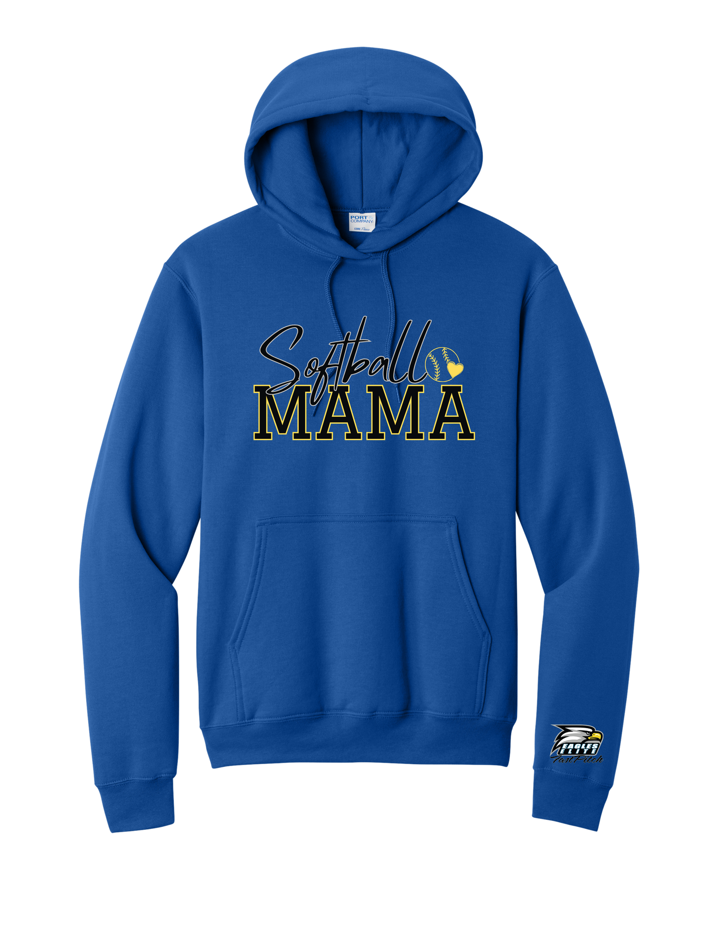 Softball Mama"CUSTOM NAME" Hoodie - PLEASE READ DESCRIPTION