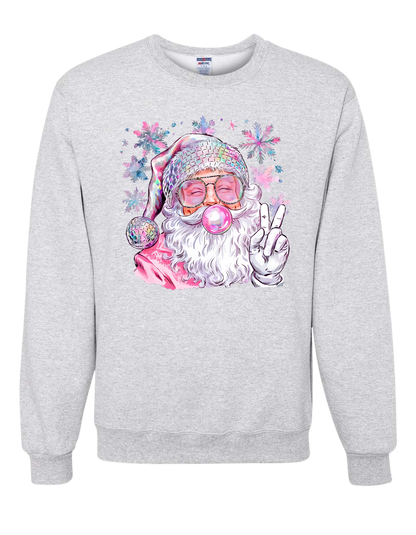 Bubblegum Santa Crewneck