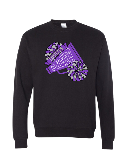 Coyotes Cheer Pom Crewneck