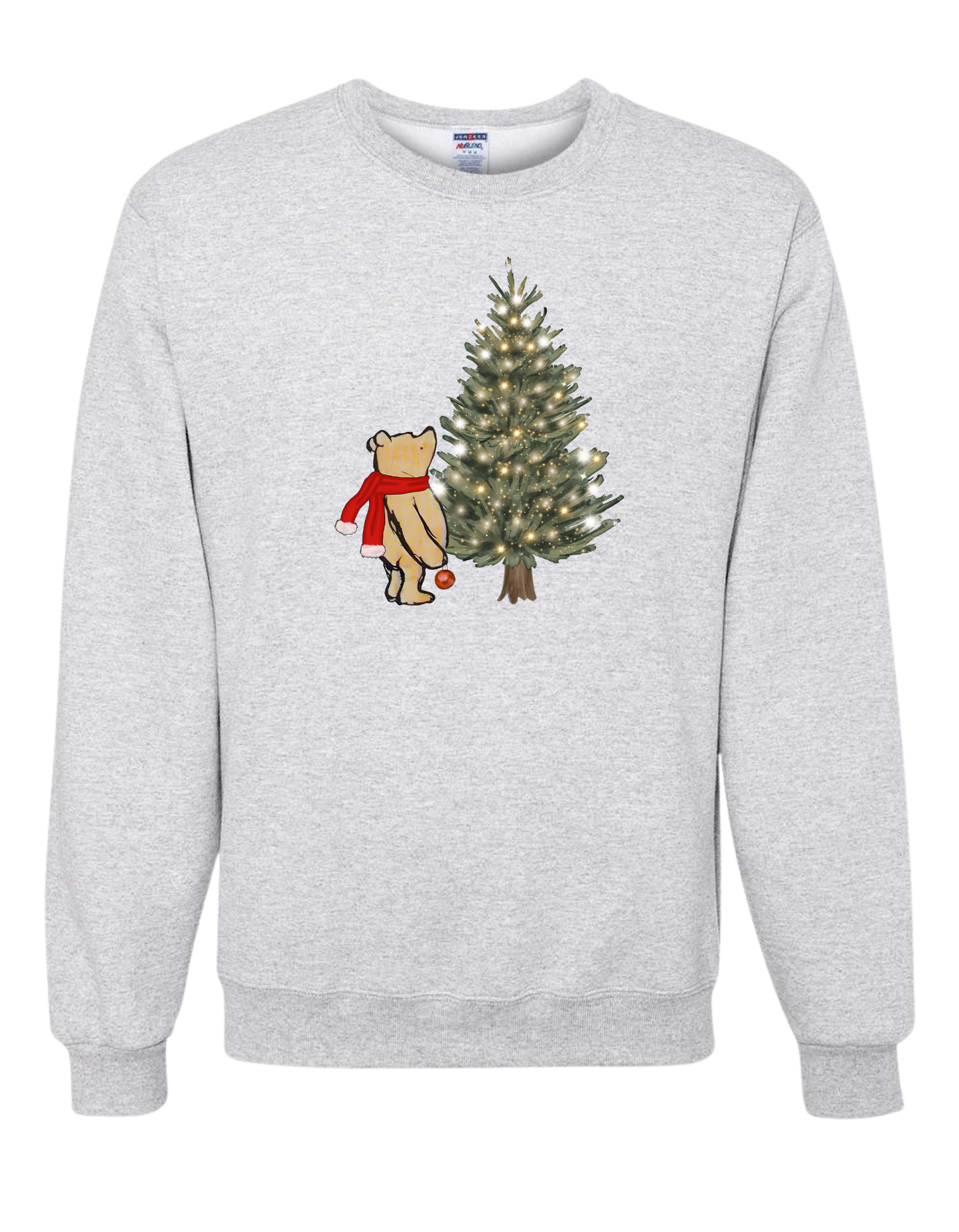 Winnie Christmas Tree Crewneck