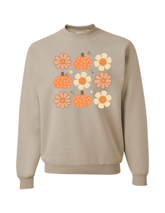 Simple Pumpkin Coquette Crewneck