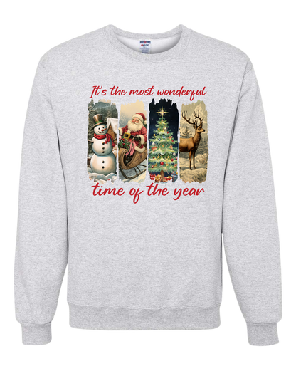 Vintage It's The Most Wonderful Time Crewneck