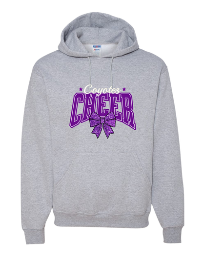 Coyotes Cheer Bow Hoodie