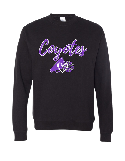 Coyotes Cheer Crewneck