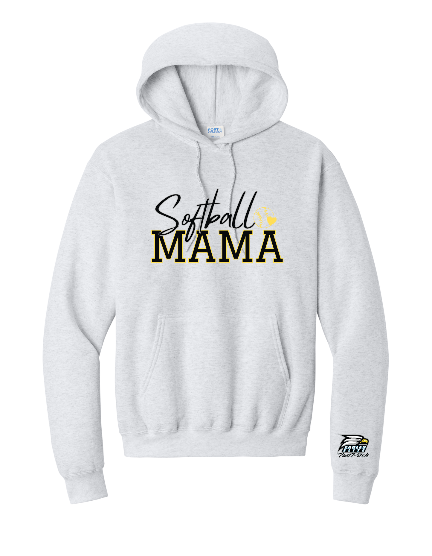 Softball Mama"CUSTOM NAME" Hoodie - PLEASE READ DESCRIPTION