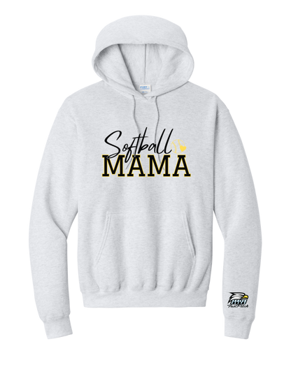 Softball Mama"CUSTOM NAME" Hoodie - PLEASE READ DESCRIPTION