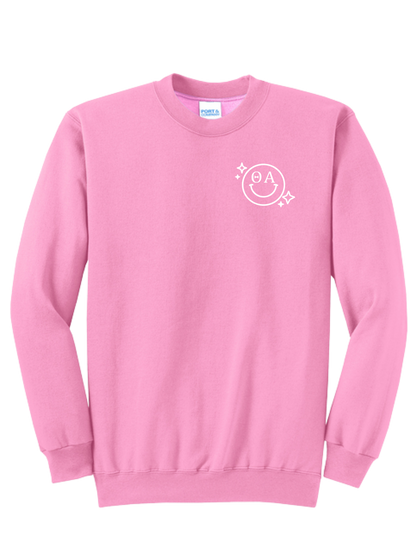 Theta Alpha Is My Happy Place Crewneck