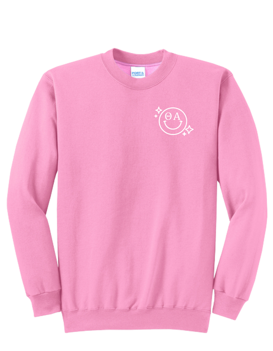 Theta Alpha Is My Happy Place Crewneck