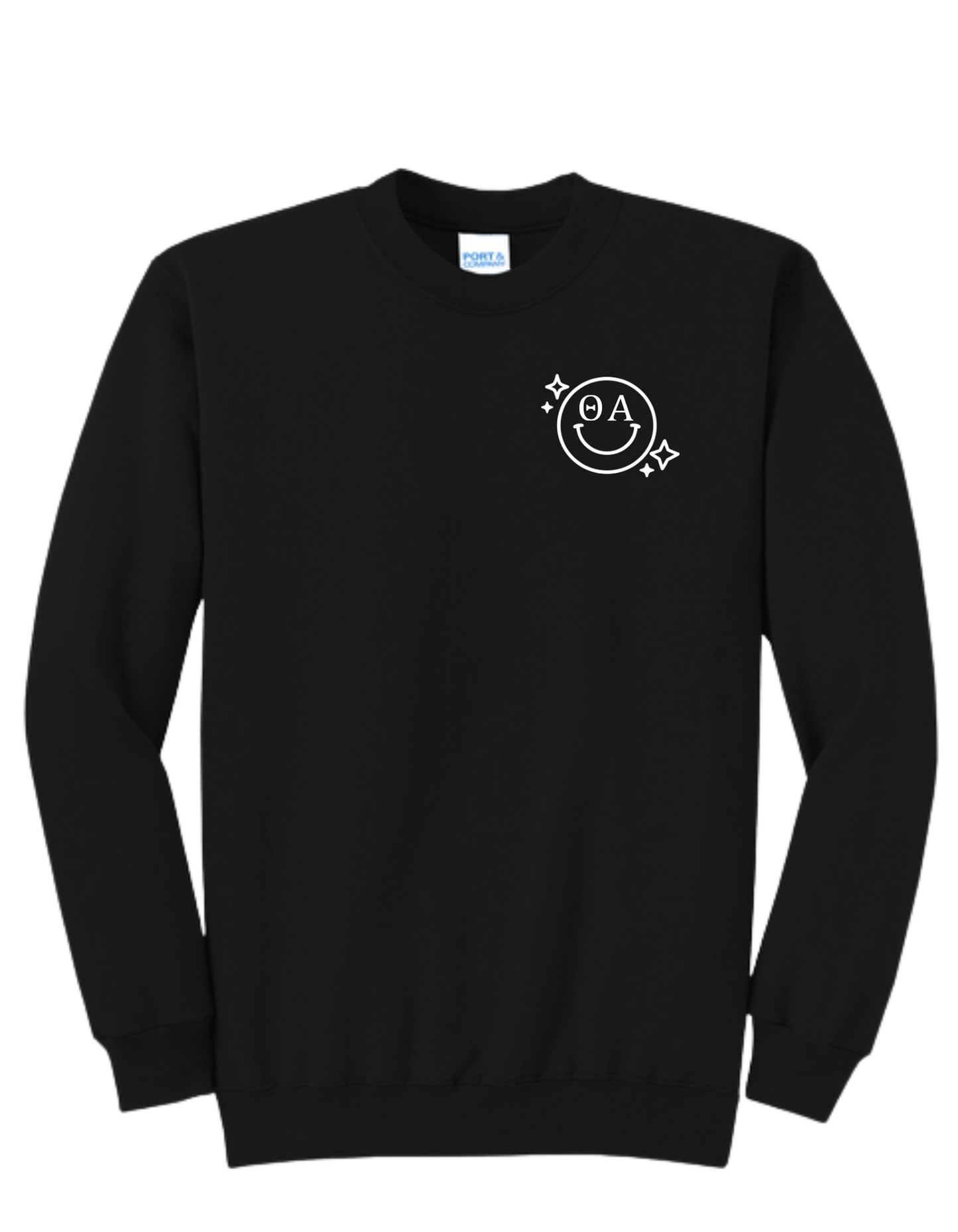 Theta Alpha Is My Happy Place Crewneck