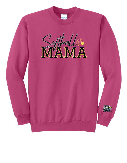 Softball Mama "CUSTOM NAME" Sweatshirt - PLEASE READ DESCRIPTION