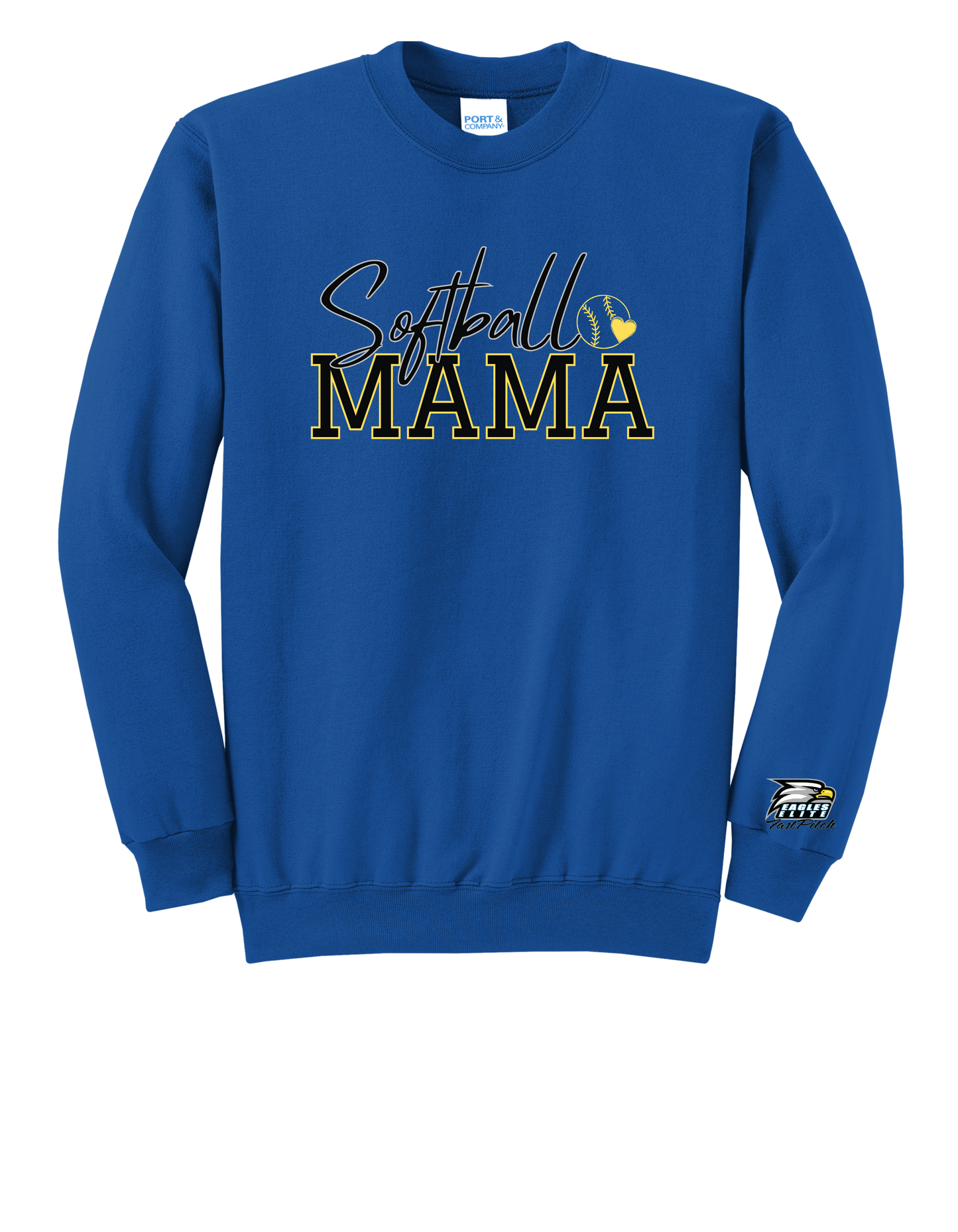 Softball Mama "CUSTOM NAME" Sweatshirt - PLEASE READ DESCRIPTION