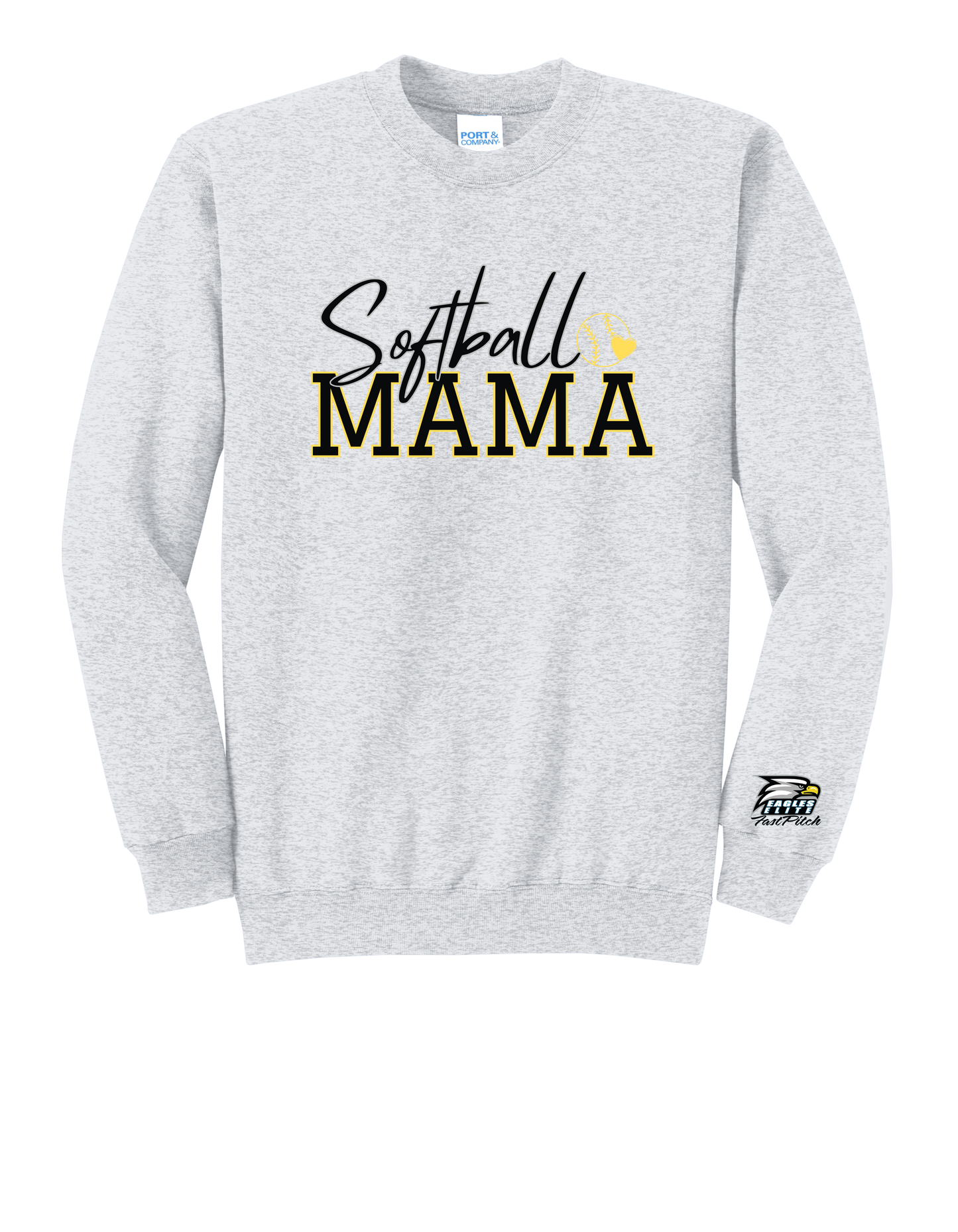 Softball Mama "CUSTOM NAME" Sweatshirt - PLEASE READ DESCRIPTION
