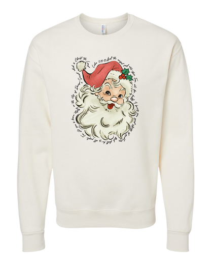 Luke 2:10-11 Santa Crewneck