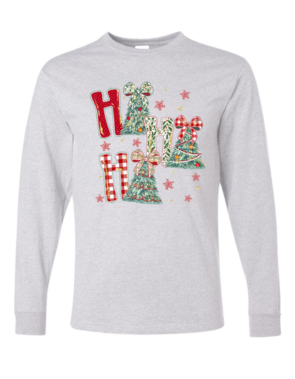 Ho Ho Ho Trees Long Sleeve