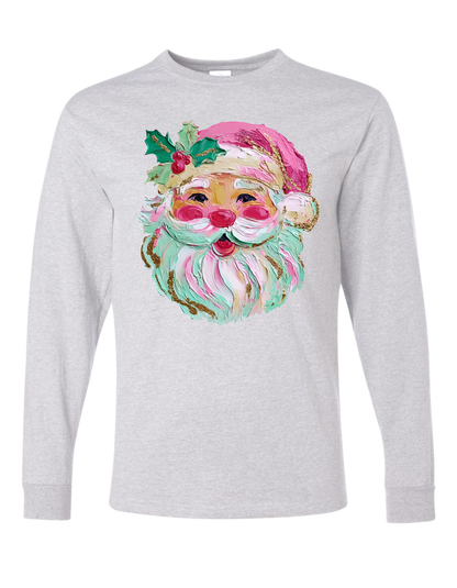 Painted Santa Long Sleeve