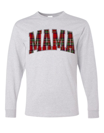 Plaid Mama Long Sleeve