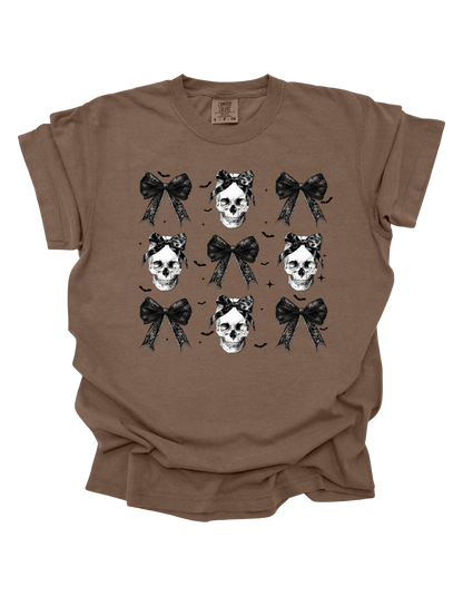 Skull Bow Coquette Comfort Colors T-Shirt