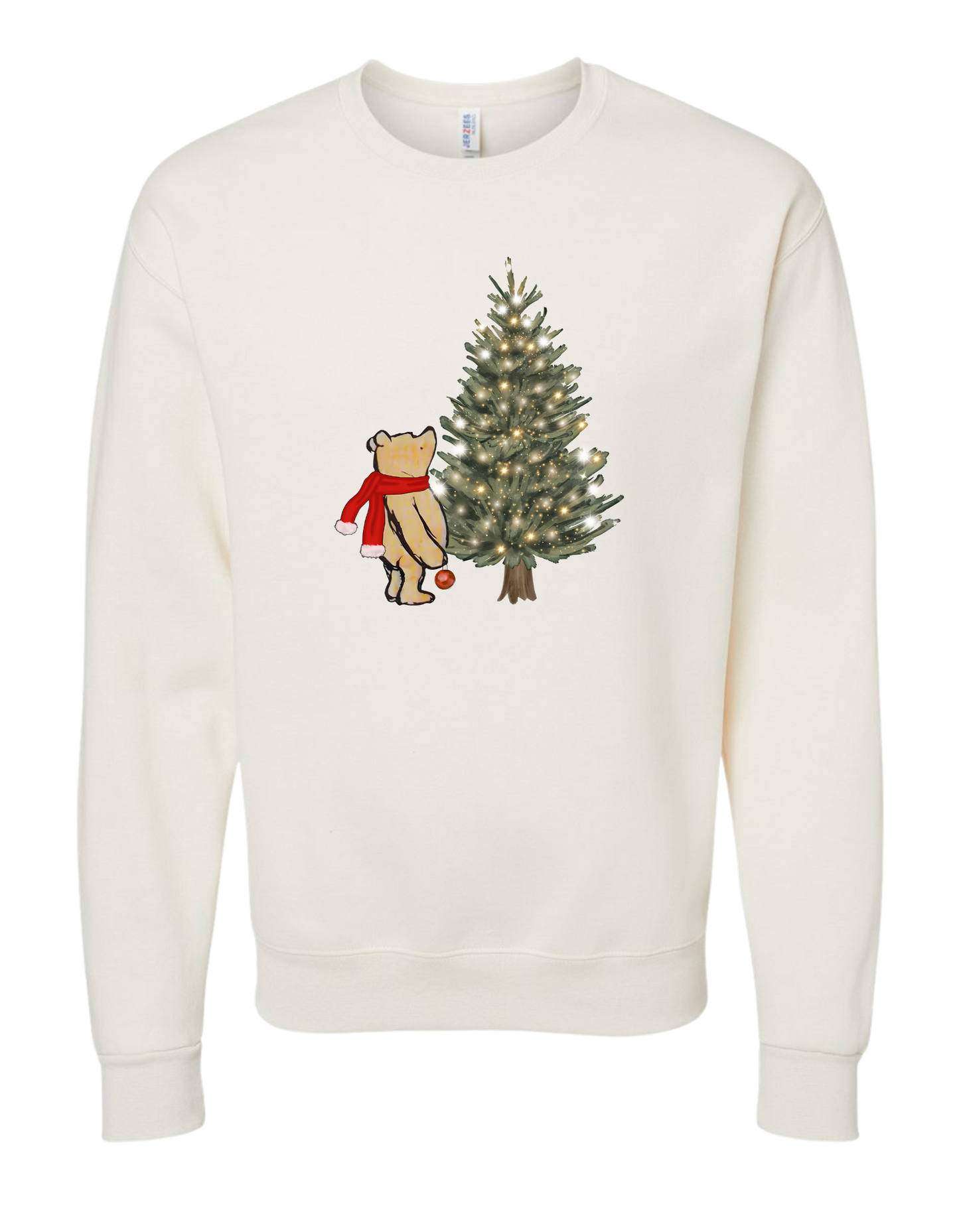 Winnie Christmas Tree Crewneck