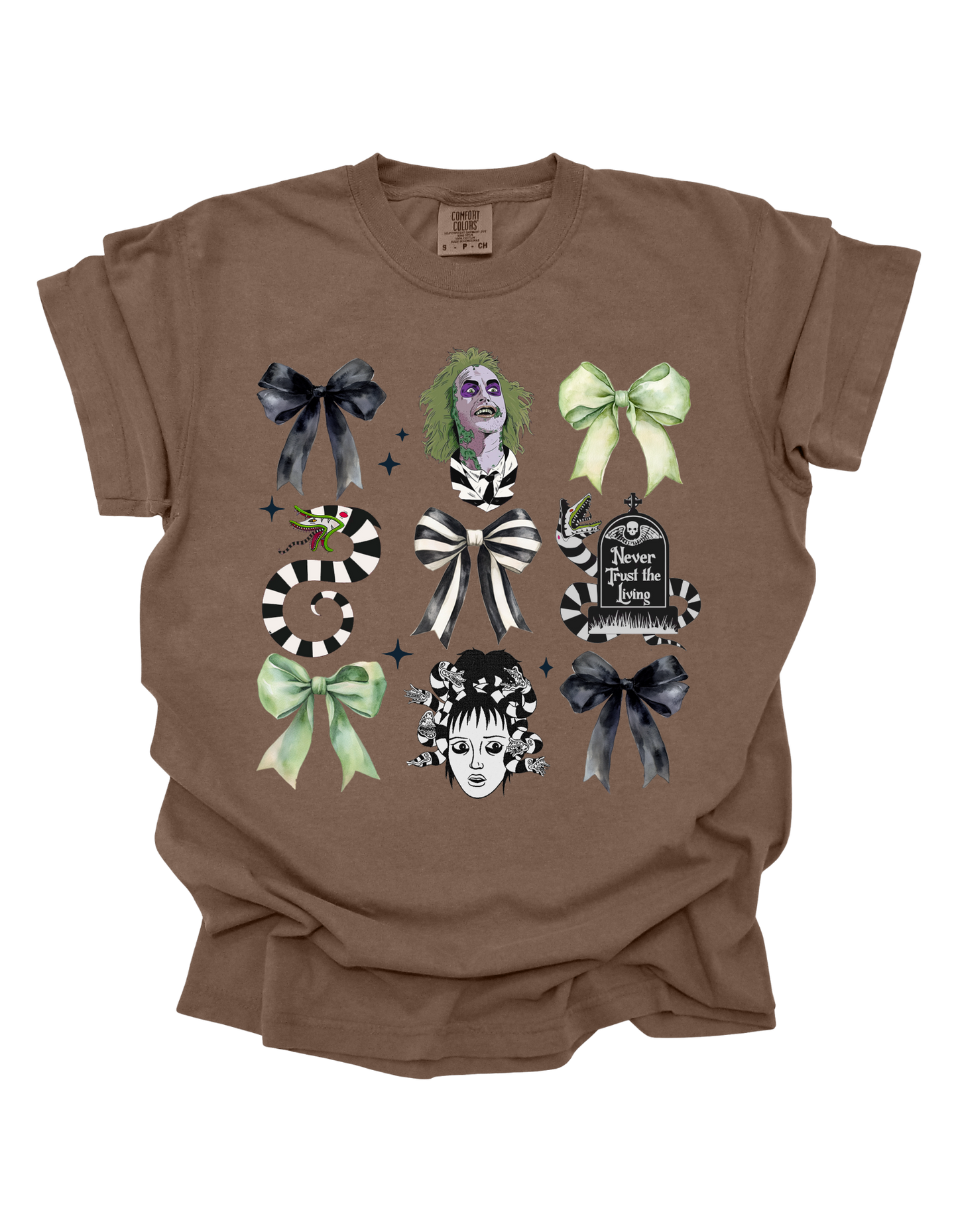 Beetlejuice Bow Coquette Comfort Colors T-Shirt