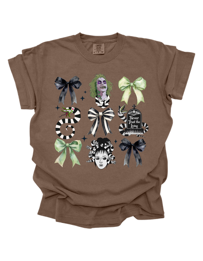 Beetlejuice Bow Coquette Comfort Colors T-Shirt