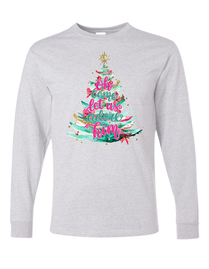 Let Us Adore Him Long Sleeve