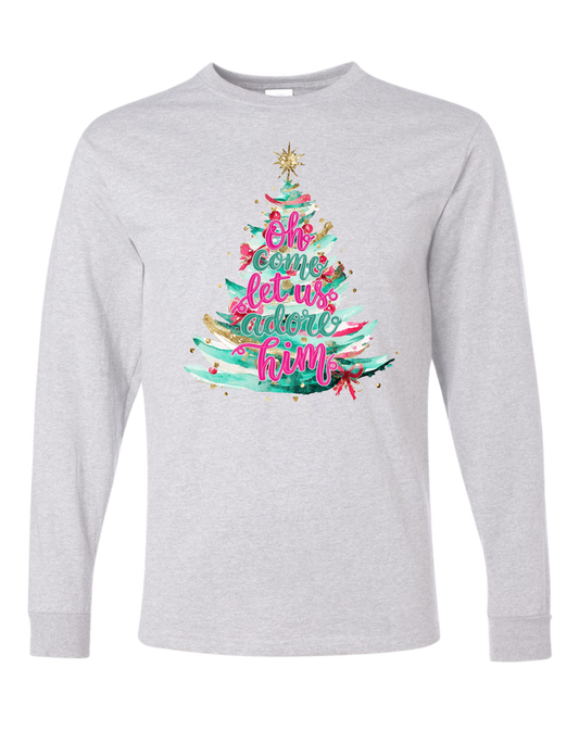 Let Us Adore Him Long Sleeve