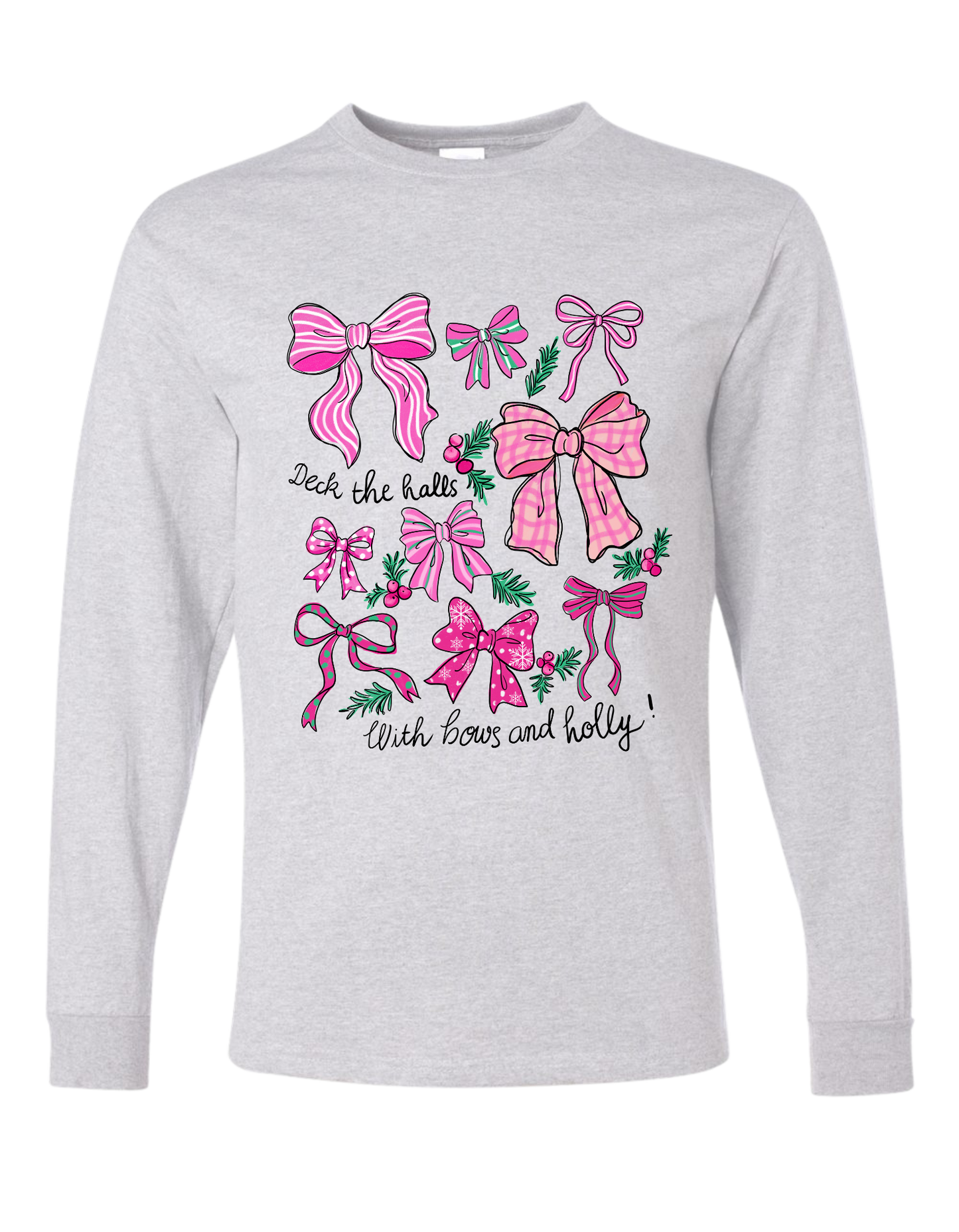 Bows & Holly Long Sleeve